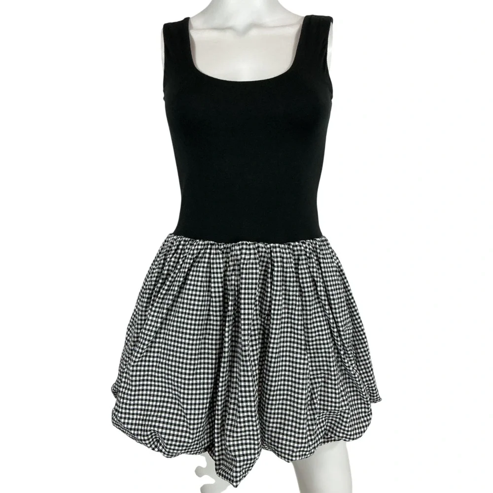 Shopbop Gingham Multicolor Piper Combo Dress Size S